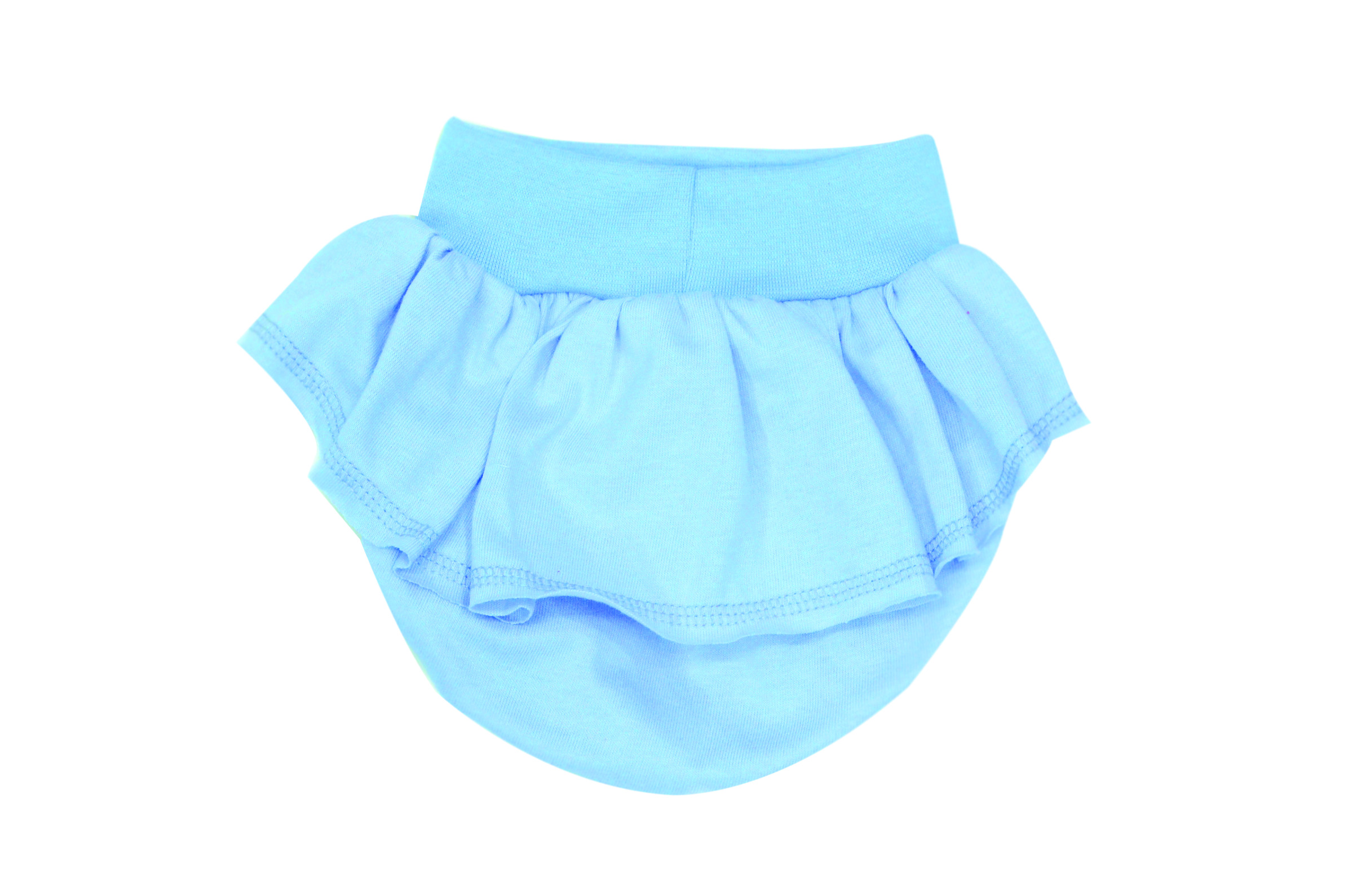 Spodenki Zakryj pampera falbaniaste - Błękit