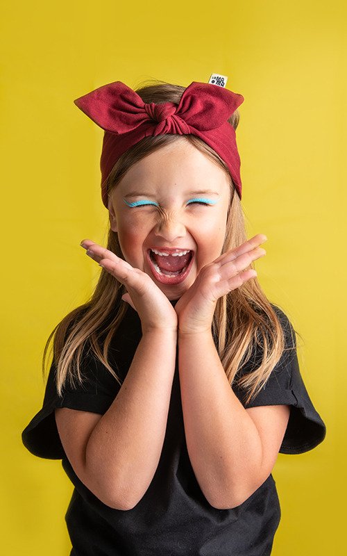 Opaska Pin Up - Bordo