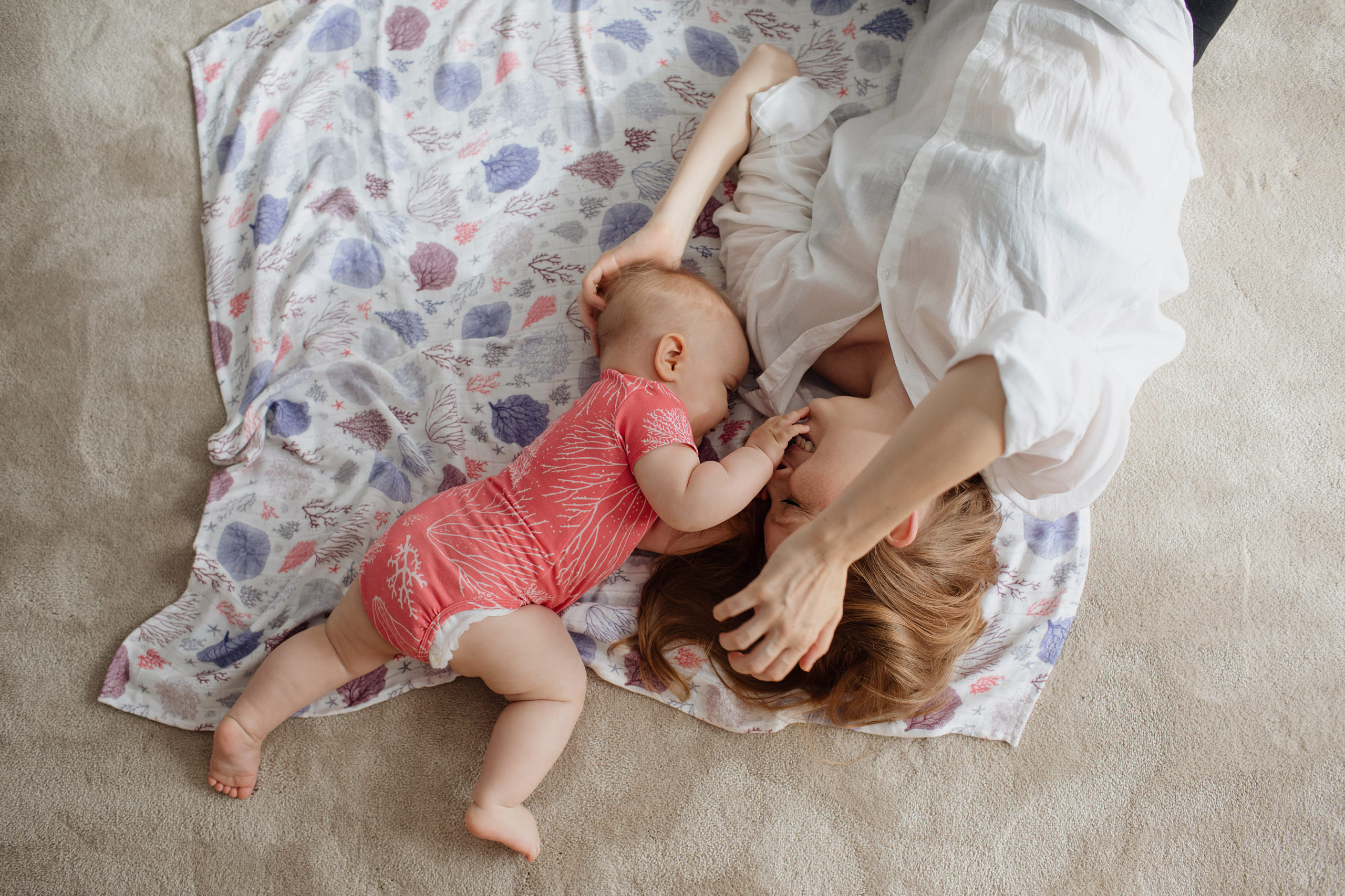 Body z  krótkim rękawkiem Corals Pink