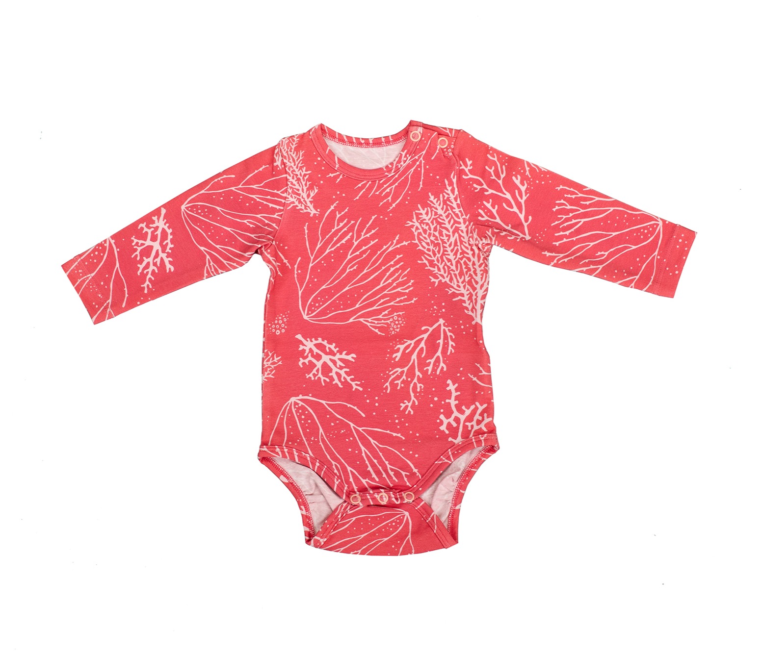 Body z długim rękawkiem Corals Pink