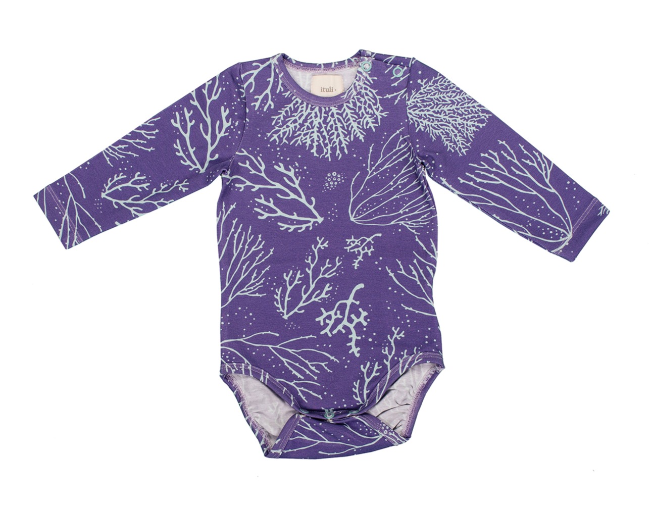 Body z długim rękawkiem Corals Violet