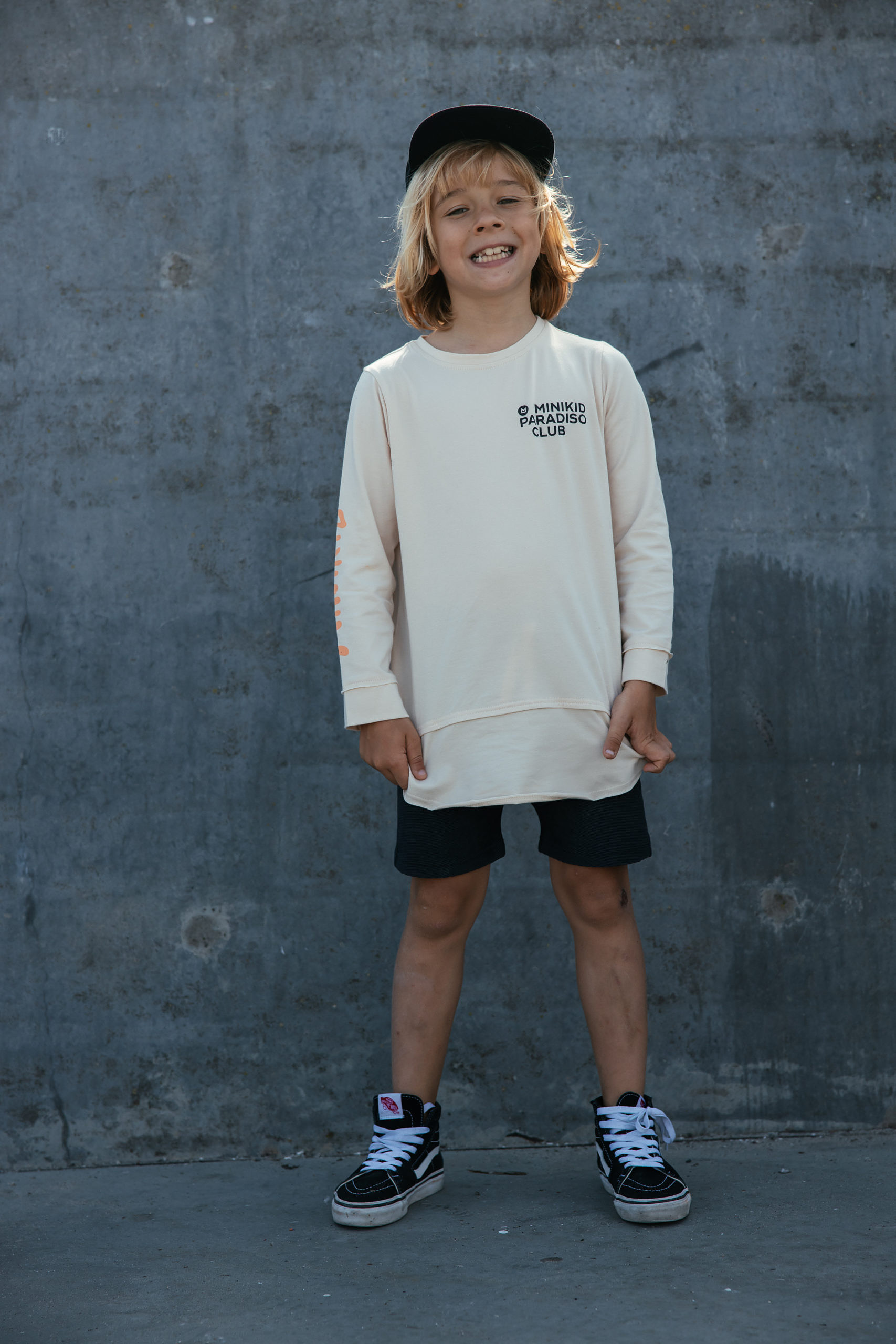 Bluzka z długim rękawem Paradiso - Beżowa