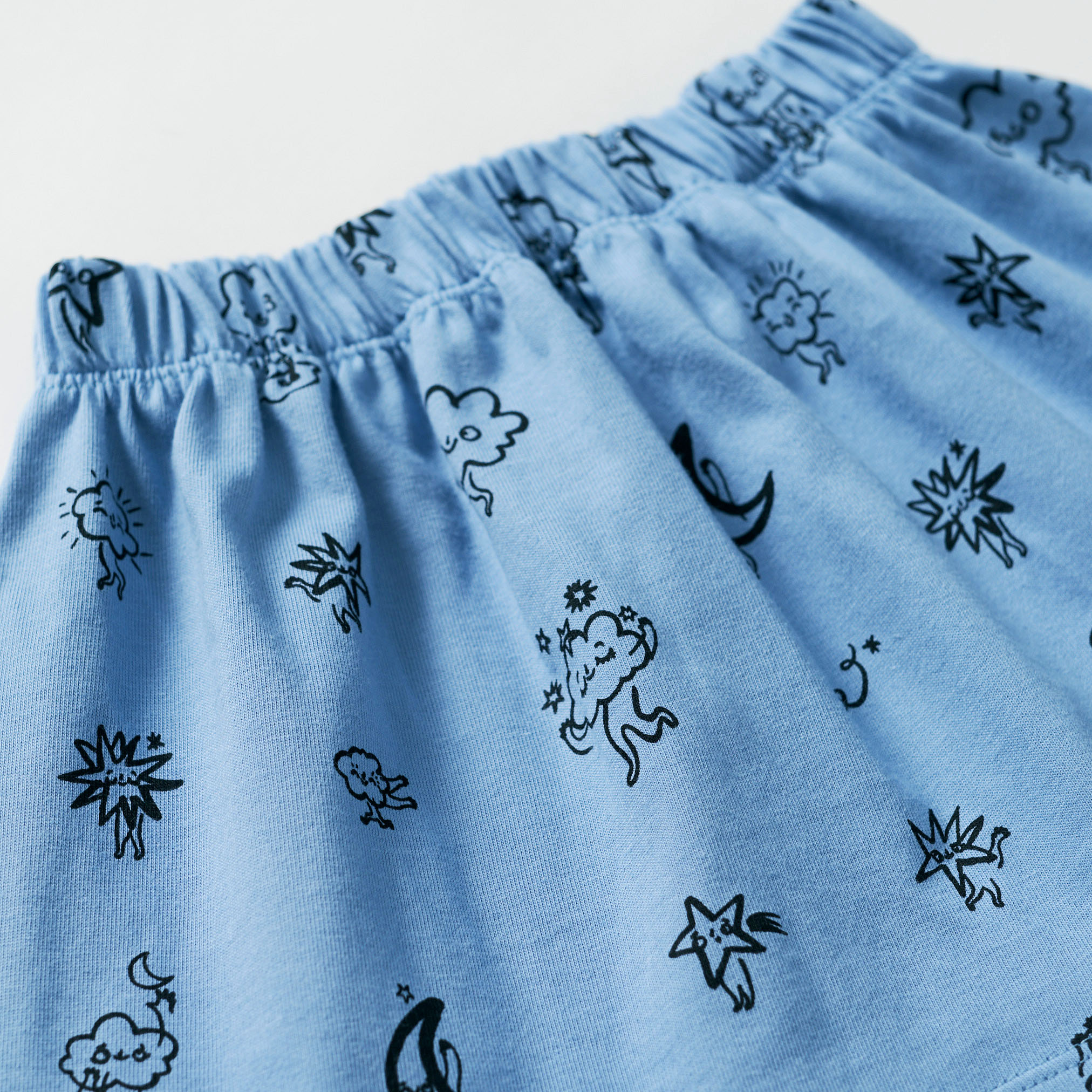 Spódniczka Chmury - Niebieska