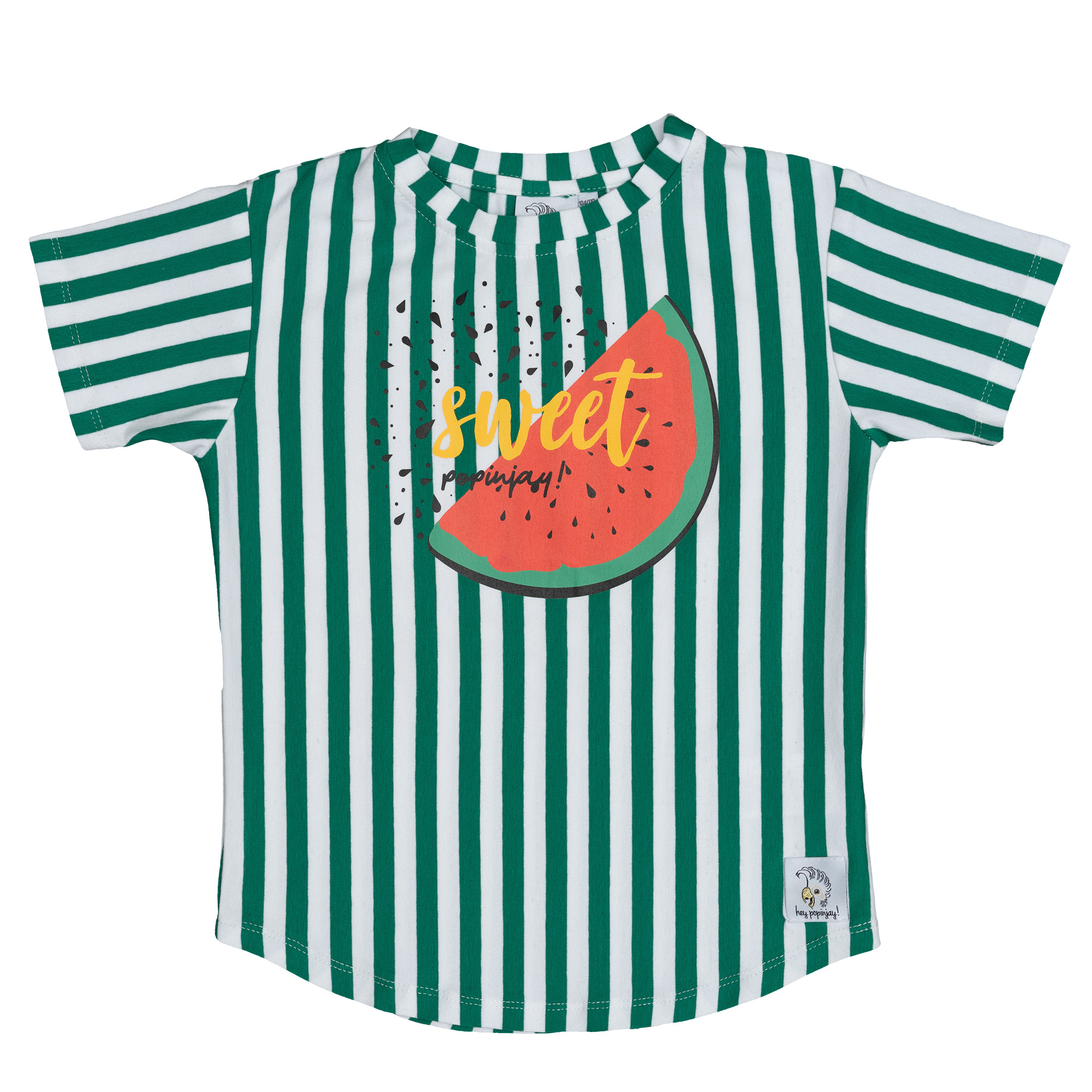 T-shirt Green Stripes Watermelon