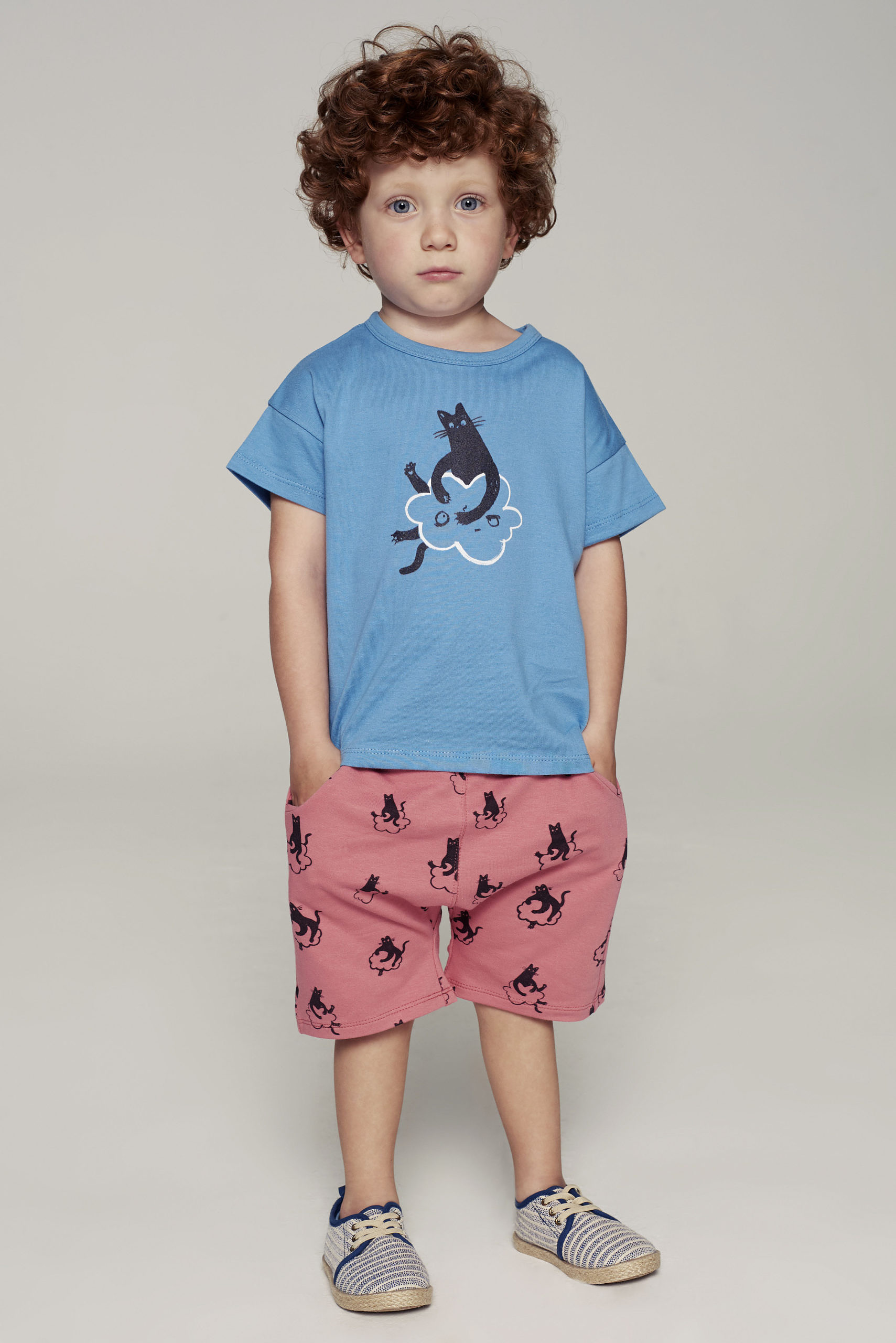 Krótkie spodenki Koty - Różowe