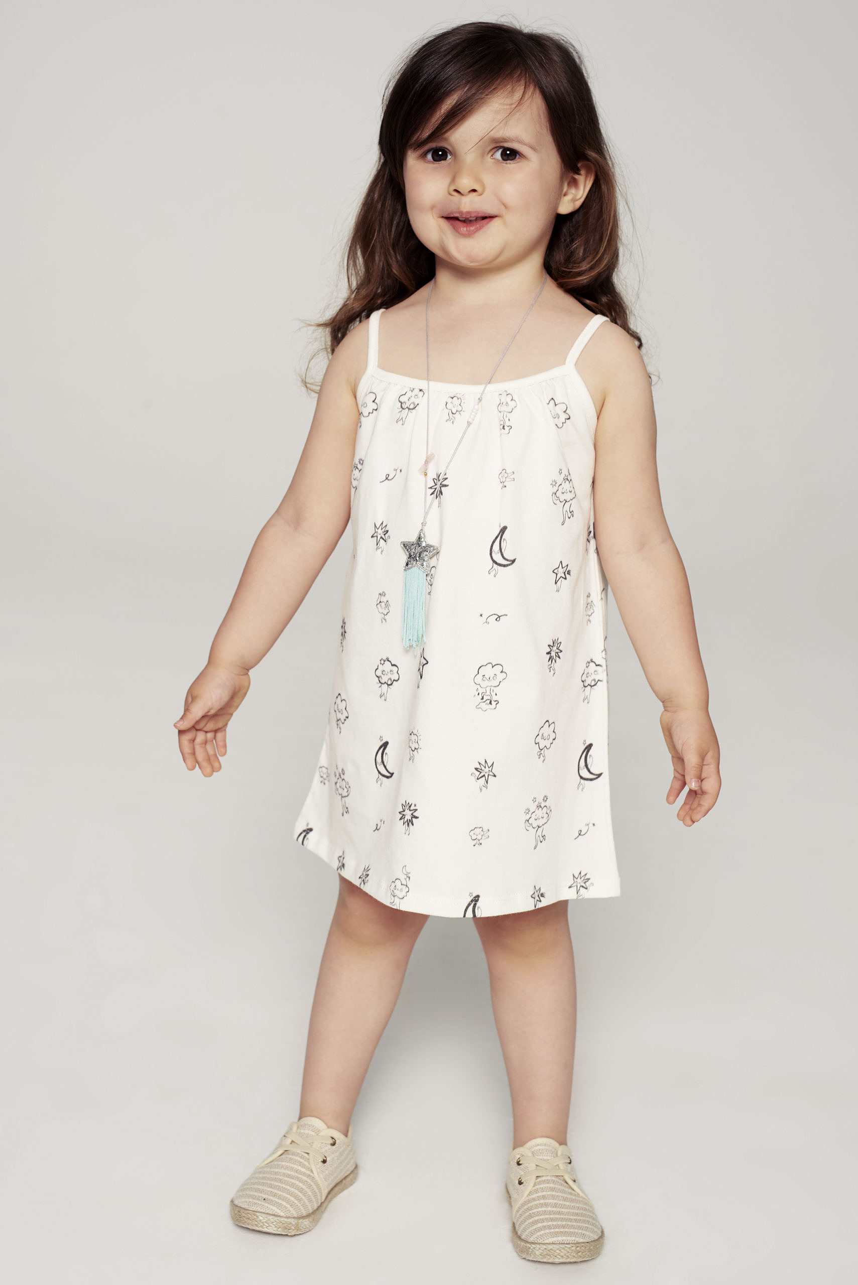 Sukienka Chmury - Kremowa