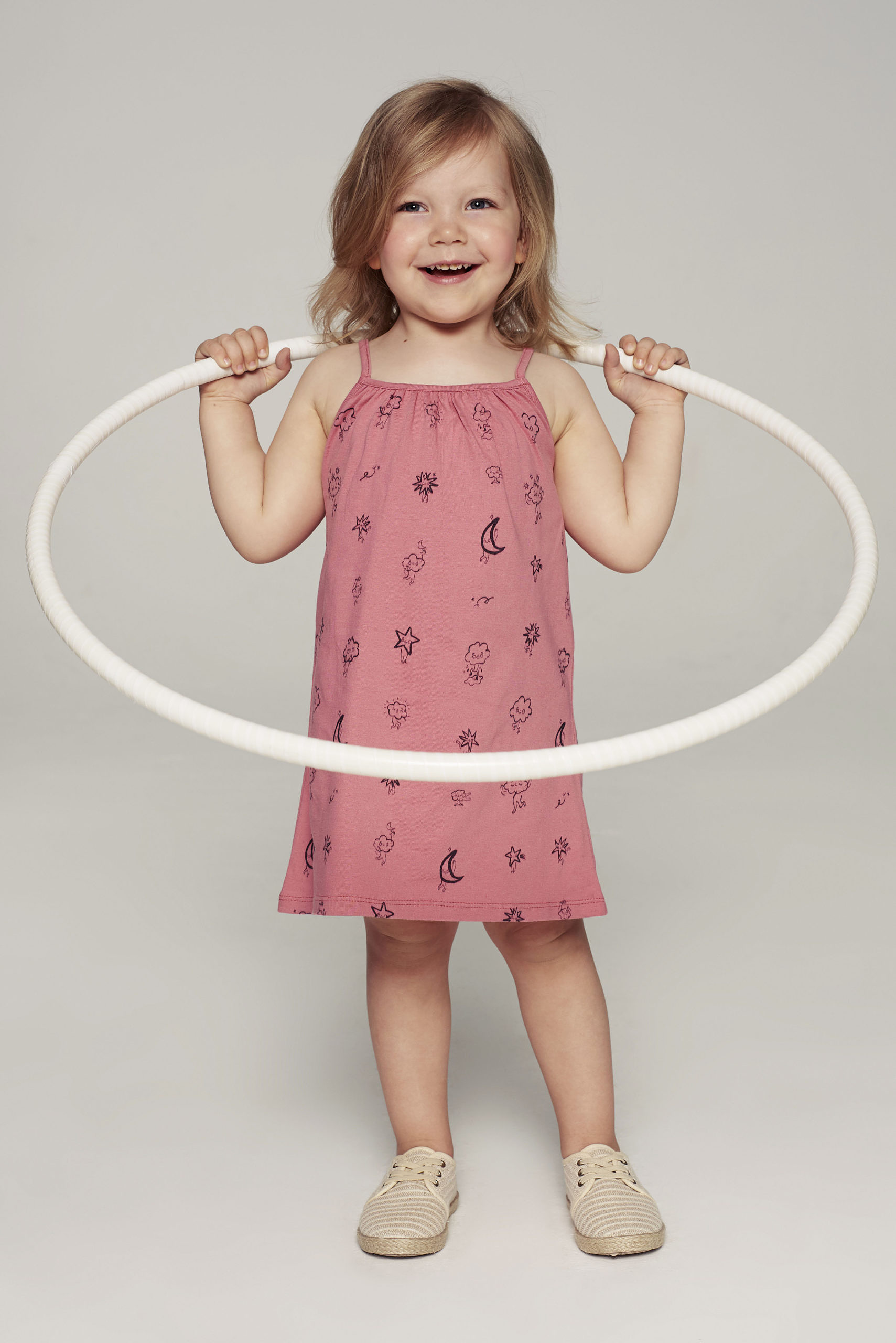 Sukienka Chmury - Różowa