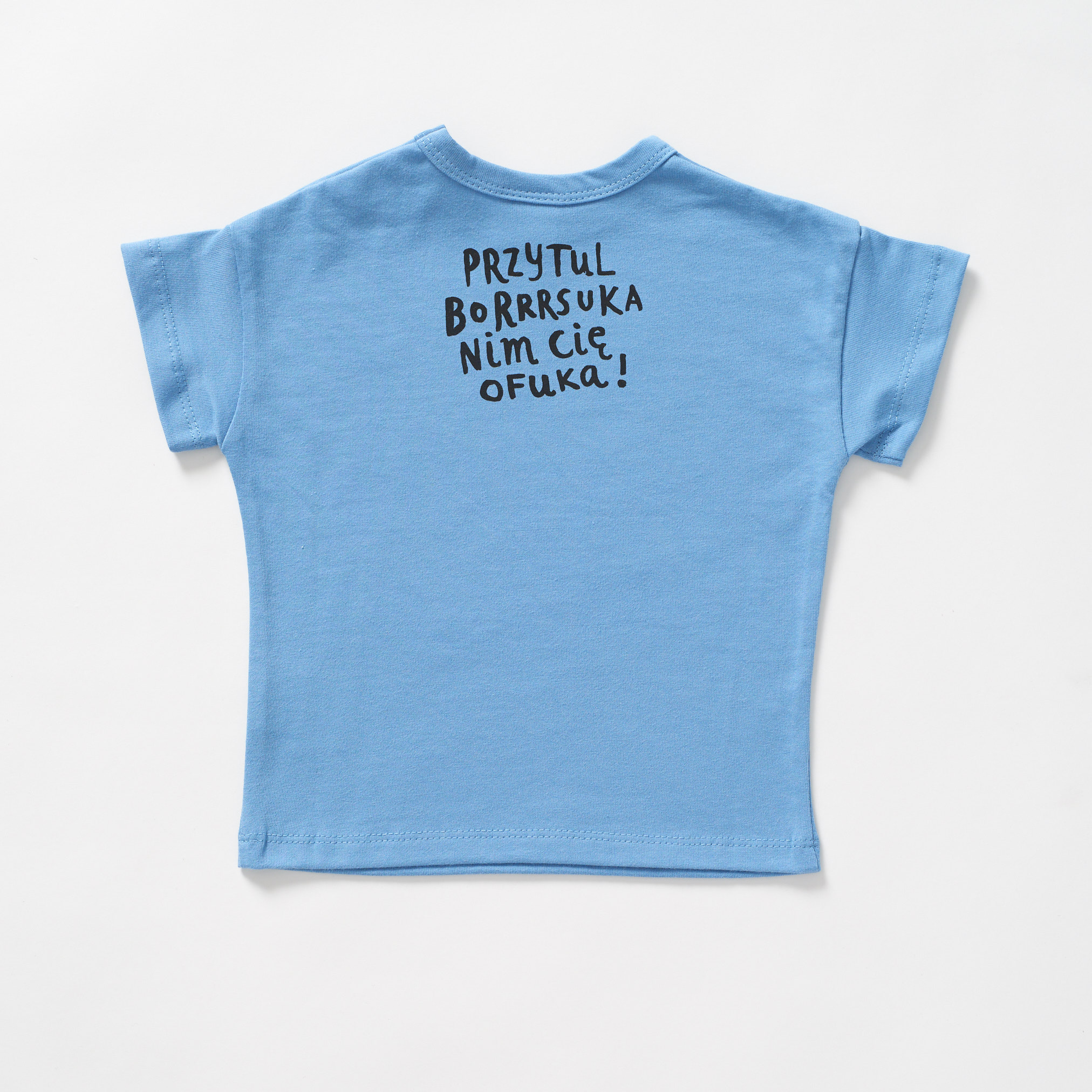 T-shirt Borsuk - Niebieski