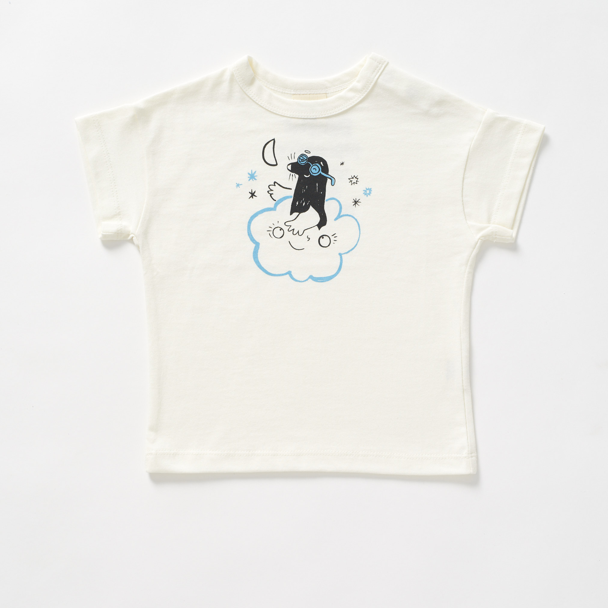 T-shirt Kret - Kremowy
