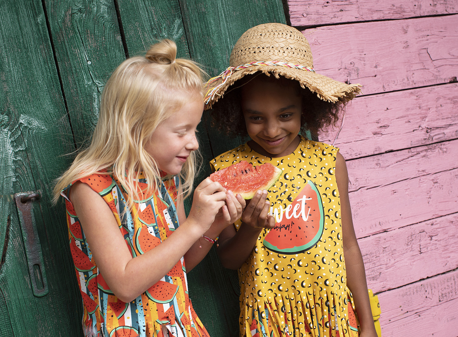 Lambada Shirt Yellow Papaya Seeds Watermelon