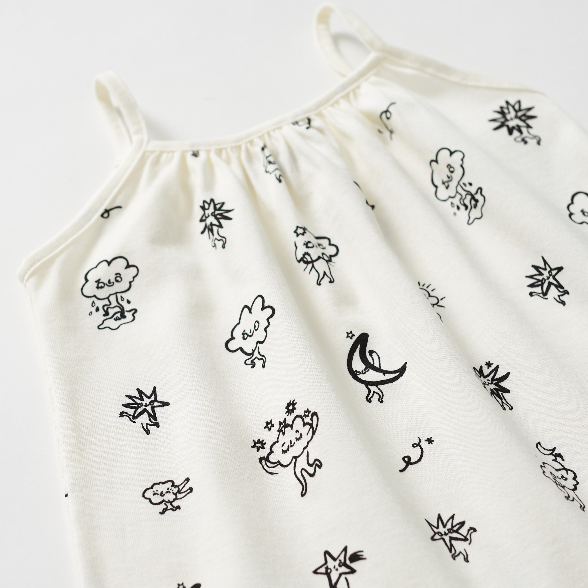 Sukienka Chmury - Kremowa