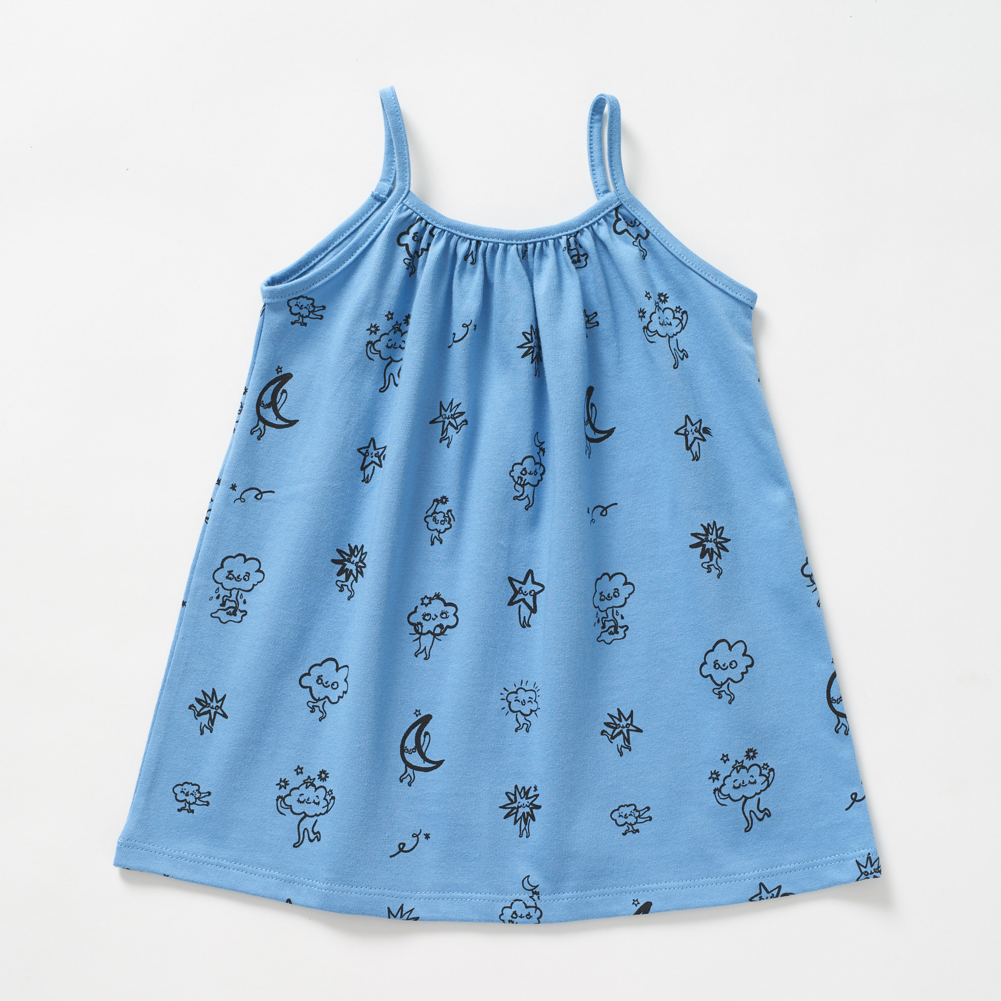 Sukienka Chmury - Niebieska