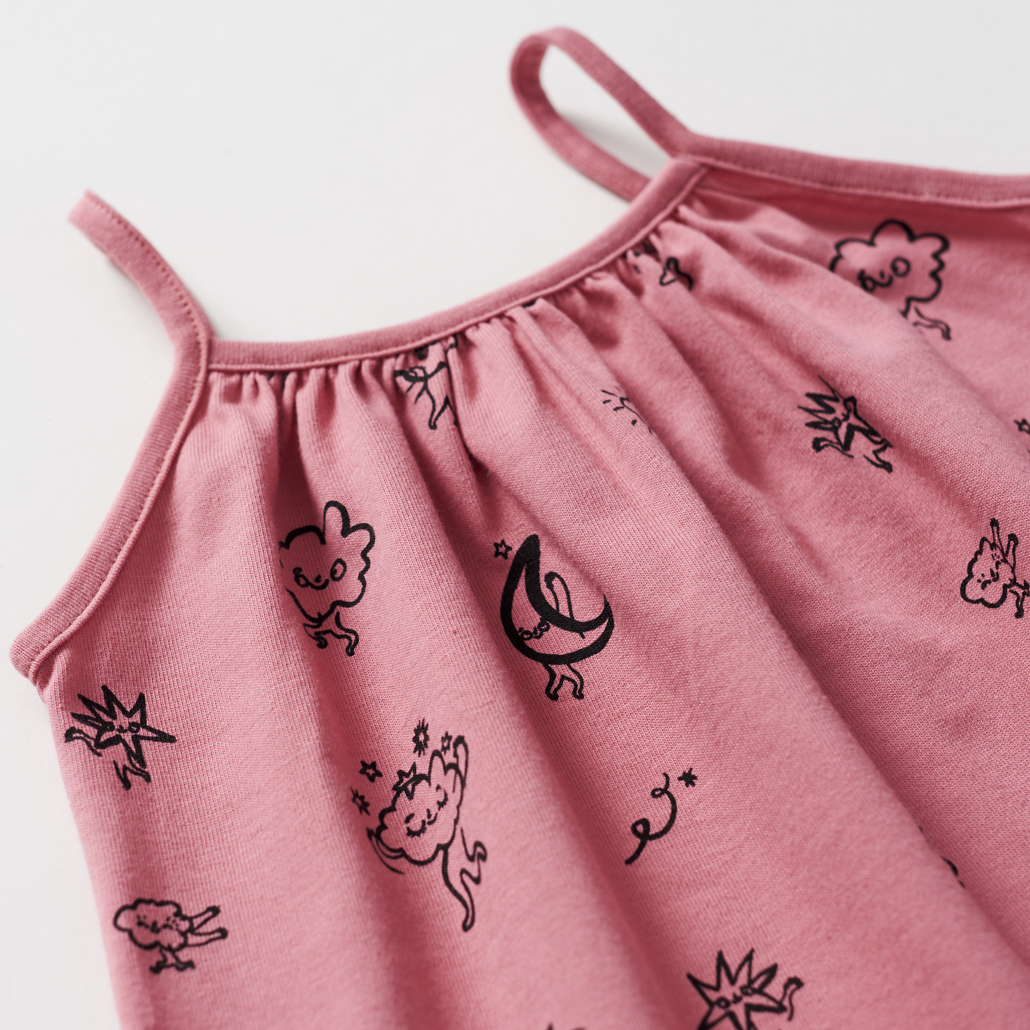 Sukienka Chmury - Różowa