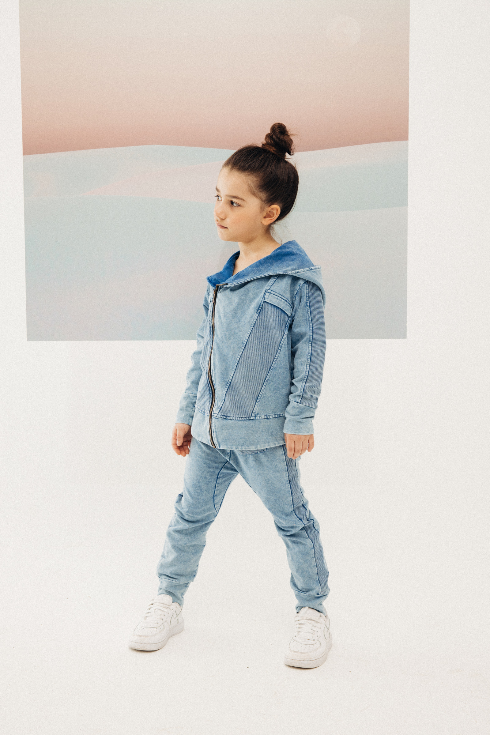 Bluza na zamek Ramones - Marmo Blue