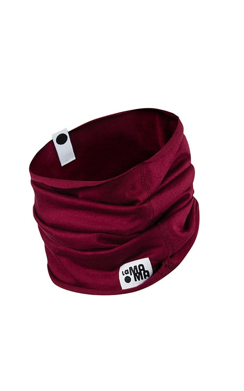 Bordowy Kominek bawełniany