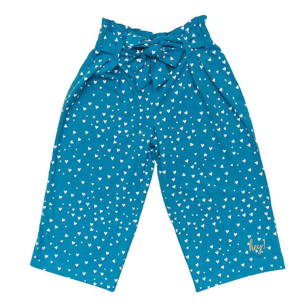 Spodnie Culotte Turquise Hearts