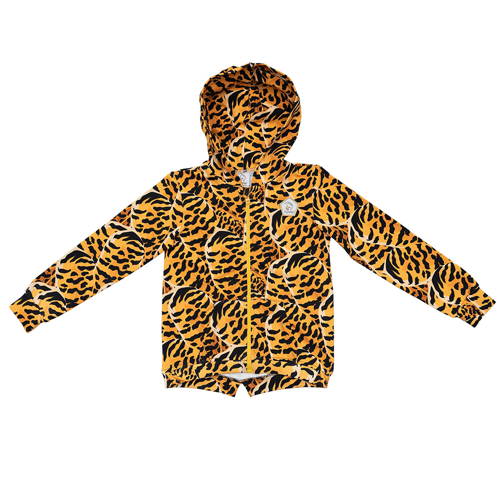 Bluza na zamek z kapturem Panda Pattern