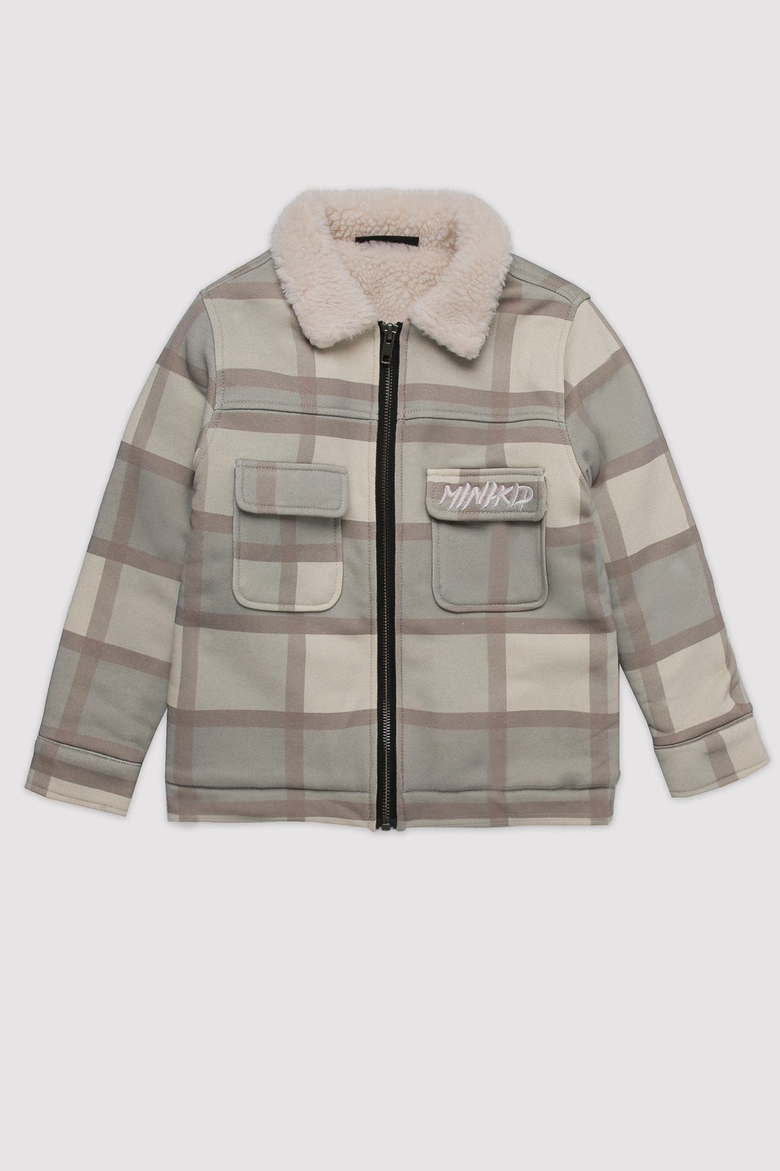 Kurtka Fur Checkered