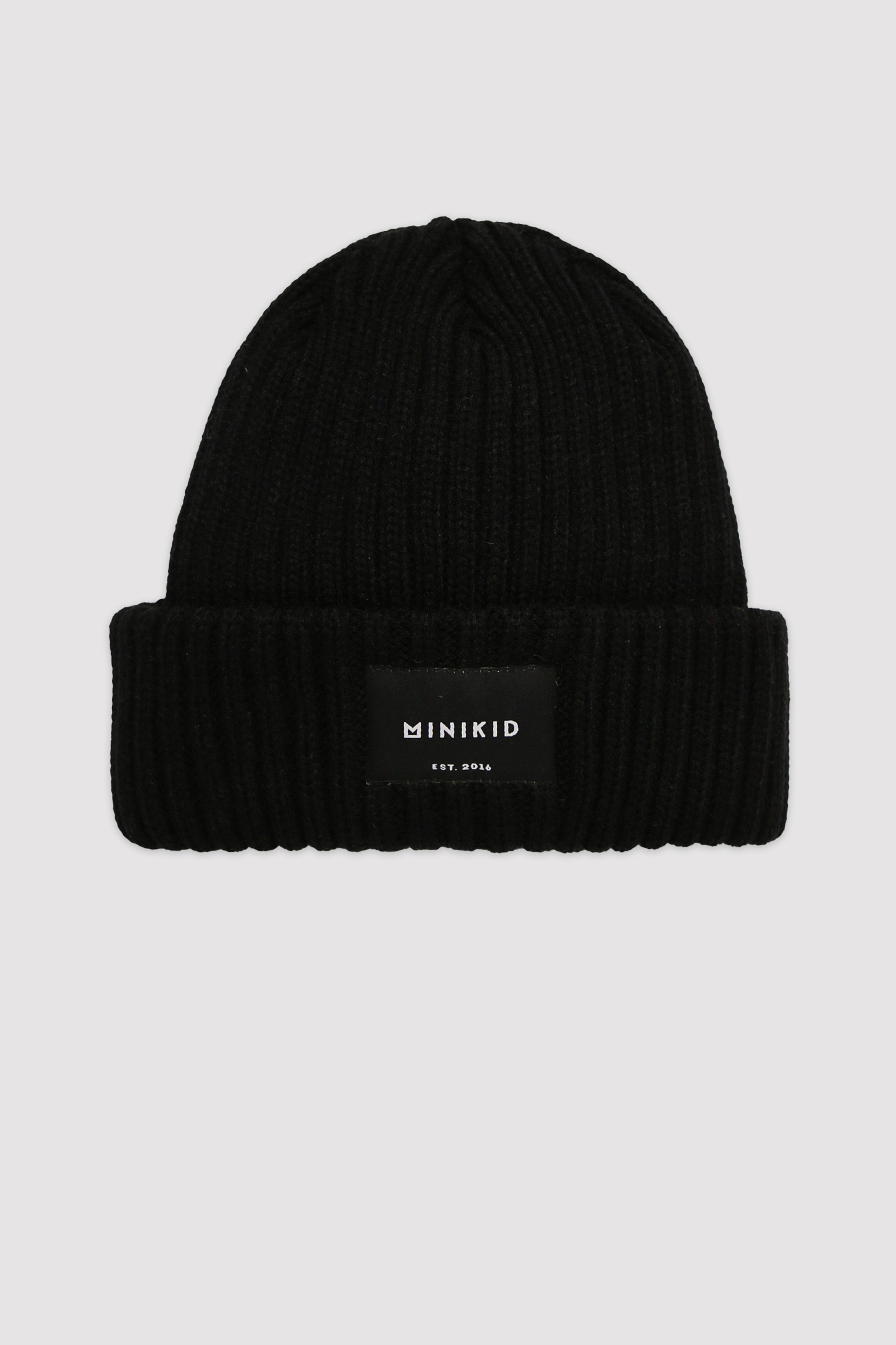 Czapka Winter Black Ribbed