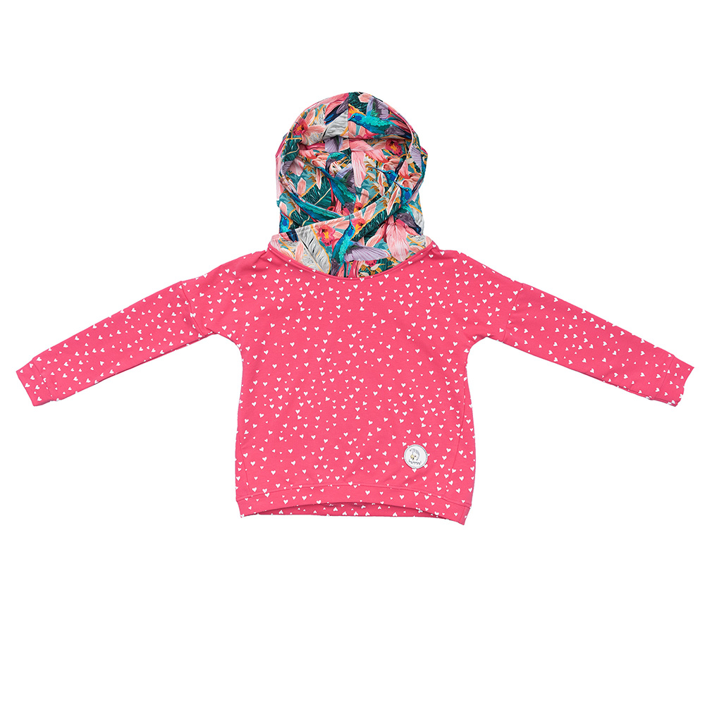Bluza Oversize Pink Hearts
