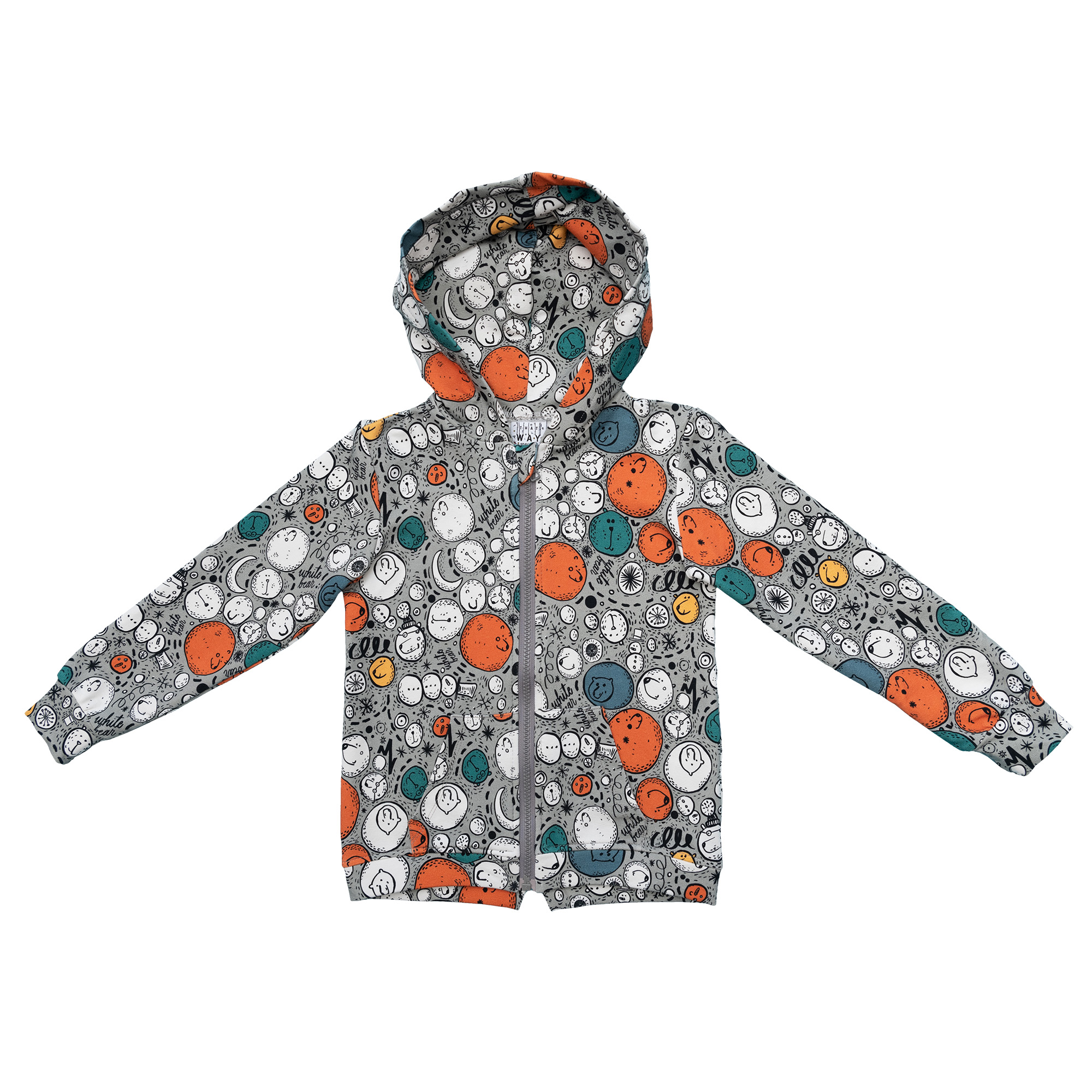 Bluza na zamek Bear Grey