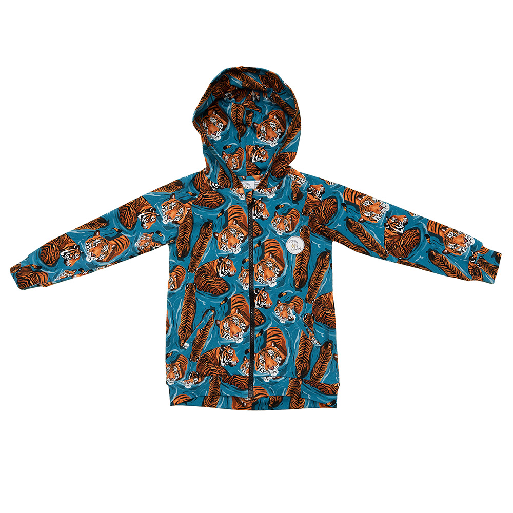 Bluza na zamek z kapturem Blue Tiger