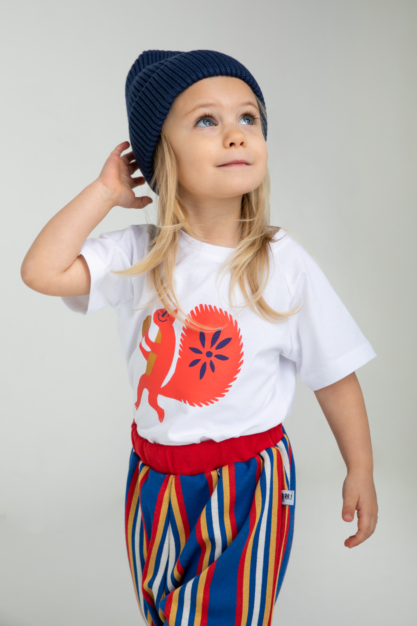 T-shirt Wiewiórka biały