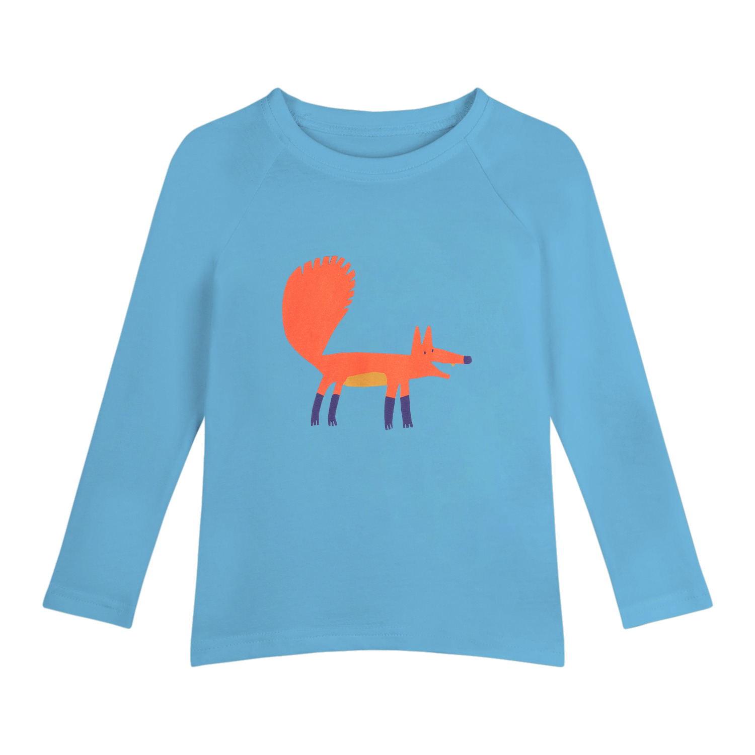 Bluzka z długim rękawem Lis niebieska