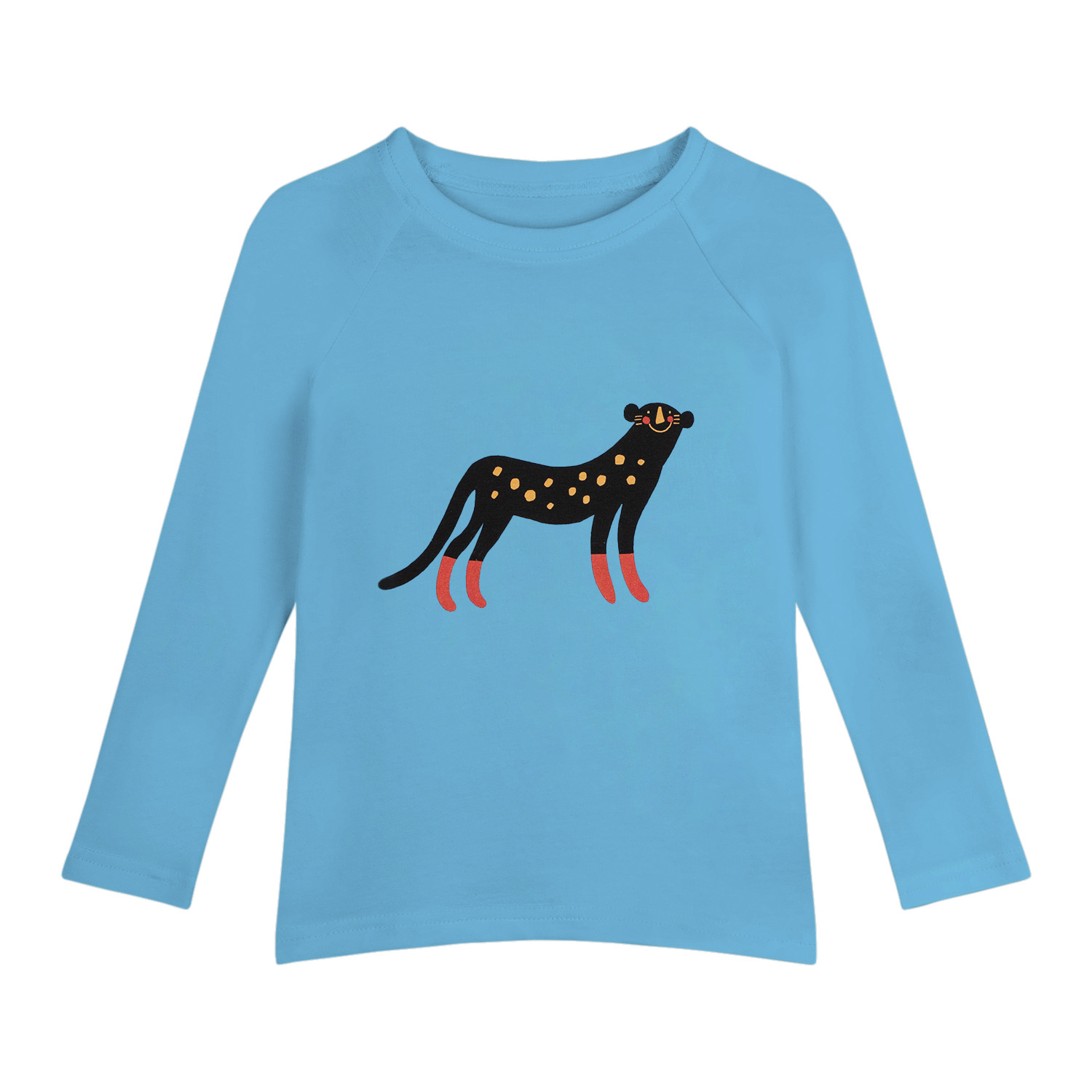 Bluzka z długim rękawem Pantera niebieska