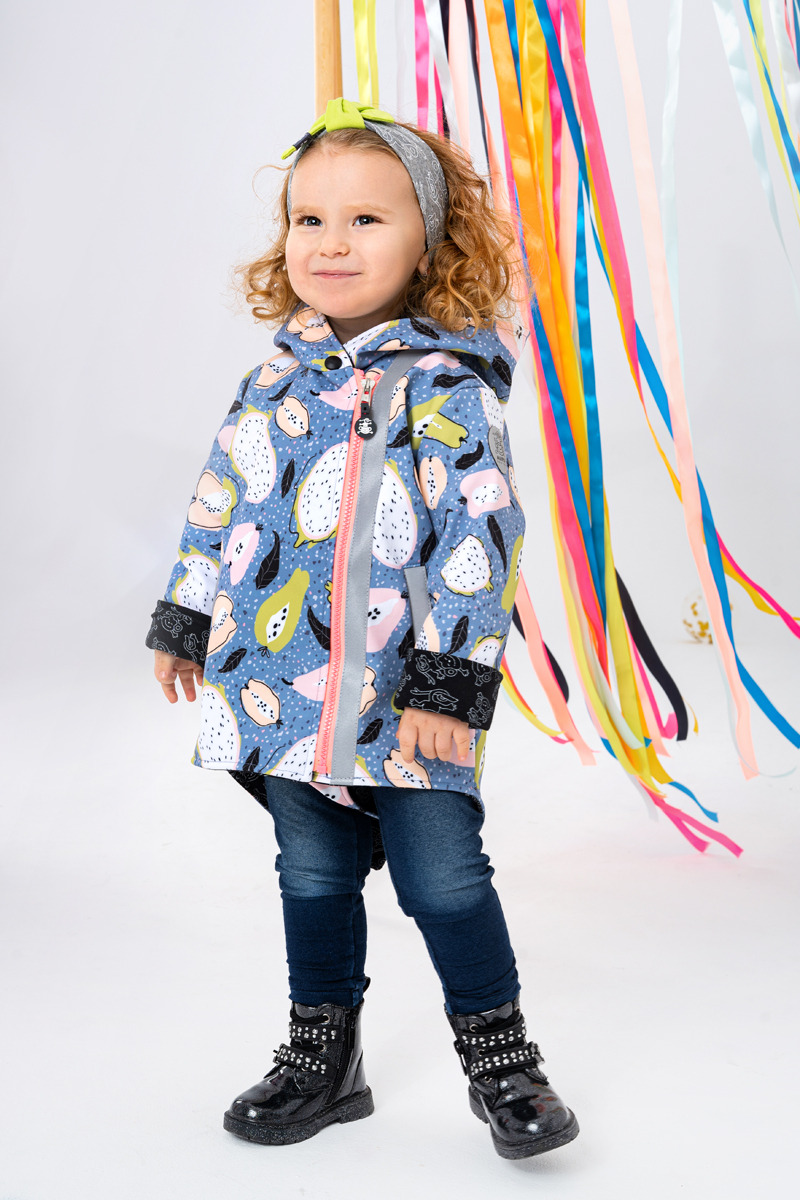 Kurtka dziecięca softshell z patentem - Tutti Frutti