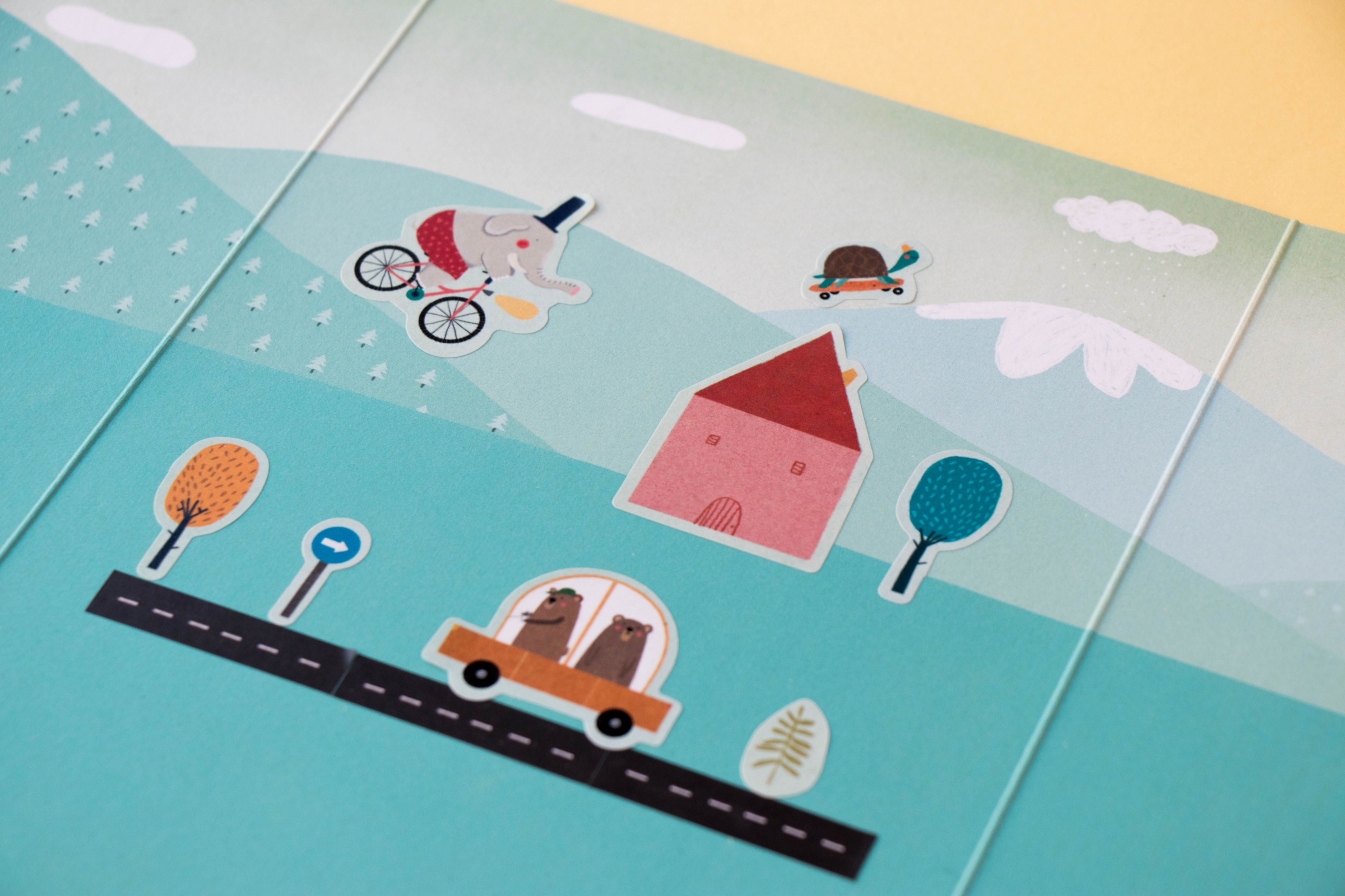 Naklejki wielorazowe My City - Moje miasto