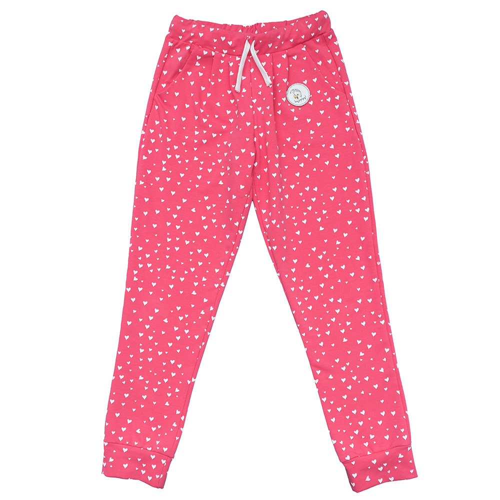Spodnie dziewczęce Pink Hearts