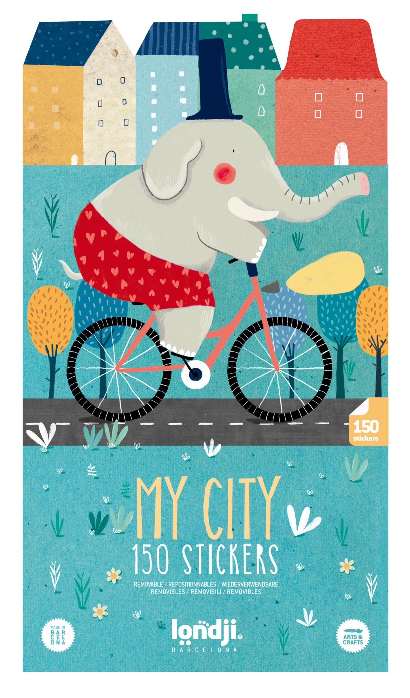 Naklejki wielorazowe My City - Moje miasto