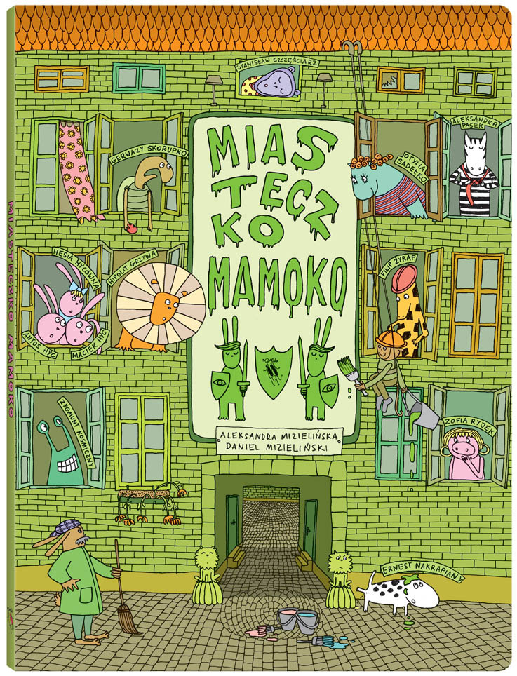 Książeczka dla dzieci “Miasteczko Mamoko” – Aleksandra i Daniel Mizielińscy