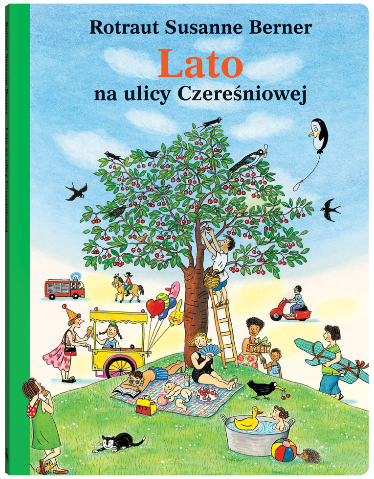 Książka dla dzieci “Lato na ulicy Czereśniowej” – Rotraut Susanne Berner