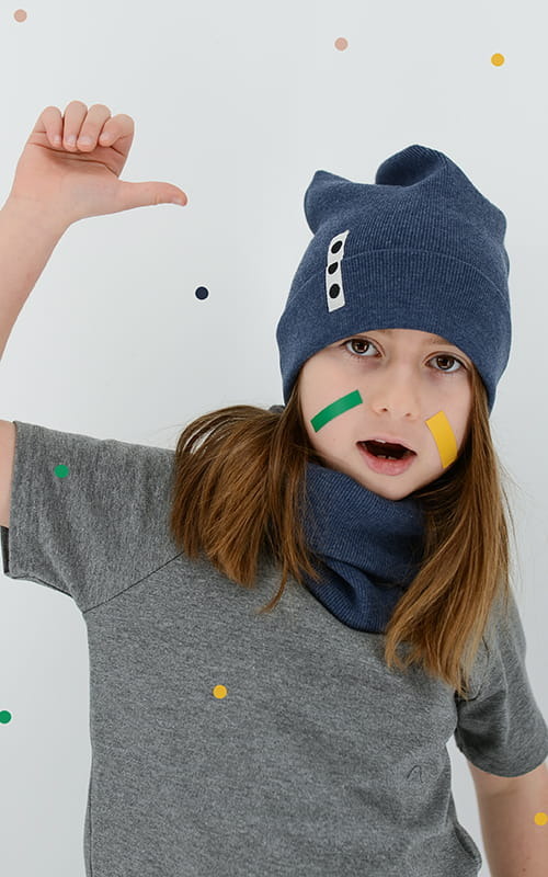 Czapka FIT - A'la jeans