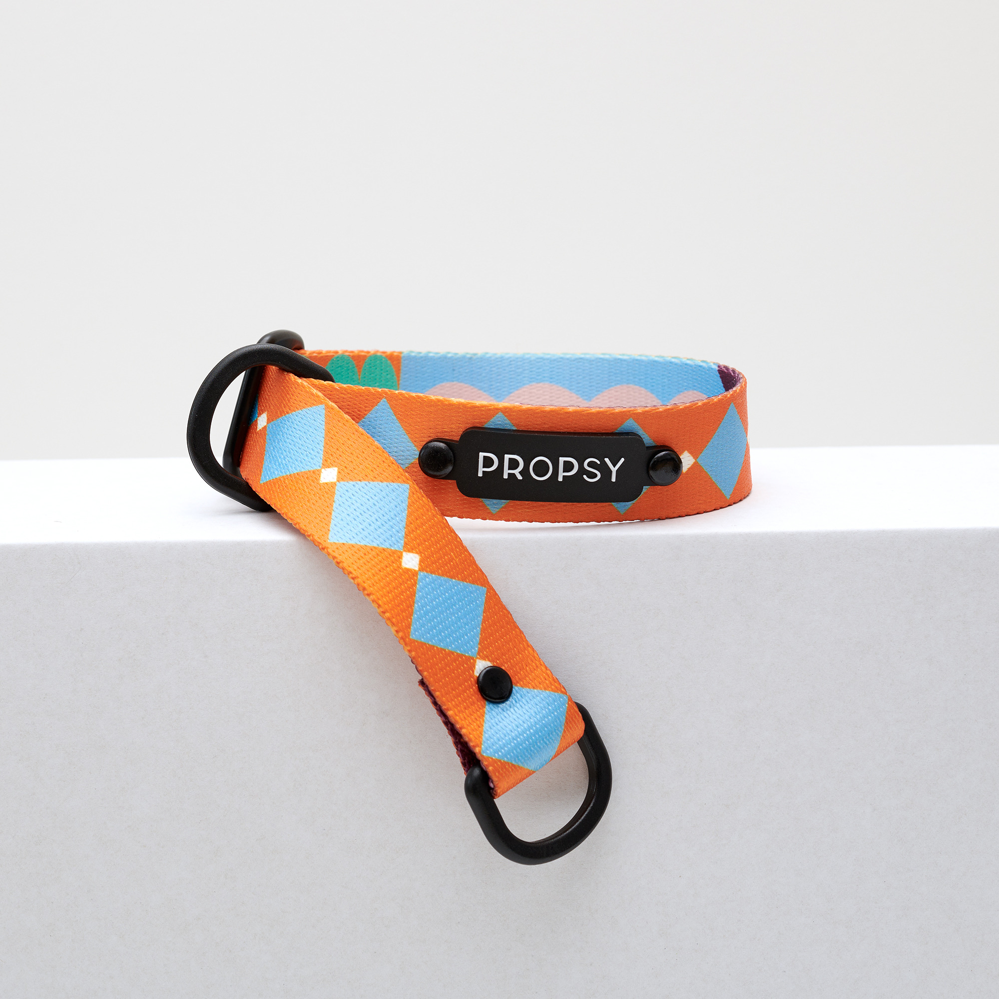 Obroża półzaciskowa - Retro Pooch
