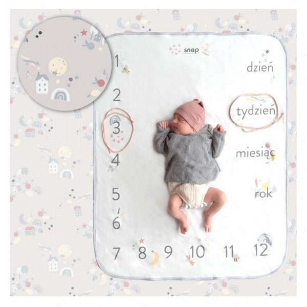 Foto-kocyk® Baby Grey