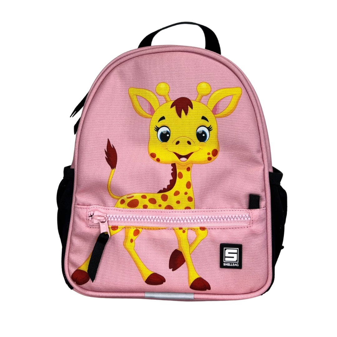 Plecak pre-school żyrafa różowy