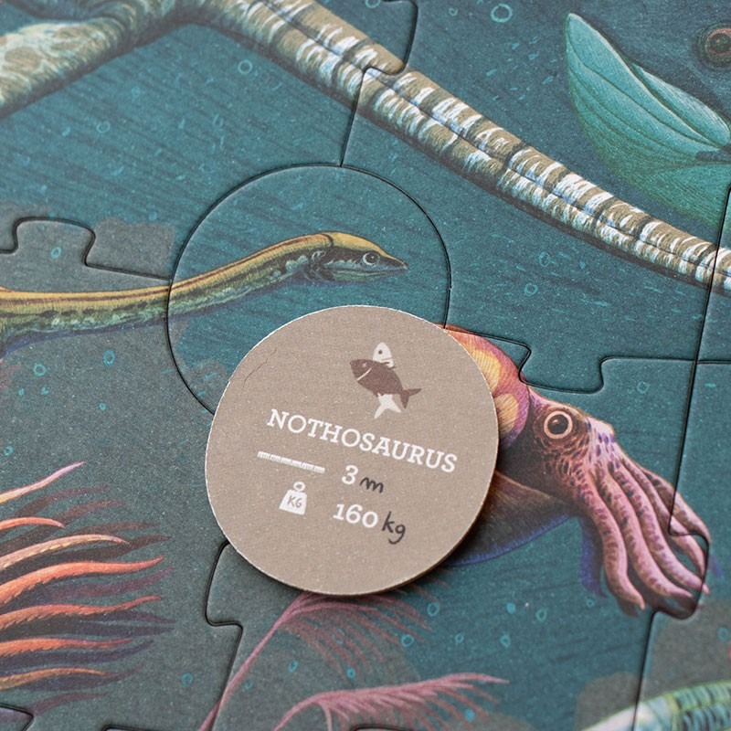 Puzzle + gra obserwacyjna Age of dinosaurs