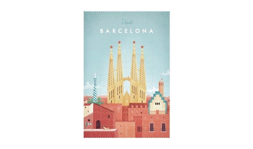 Puzzle Visit Barcelona, Zwiedzaj Barcelonę