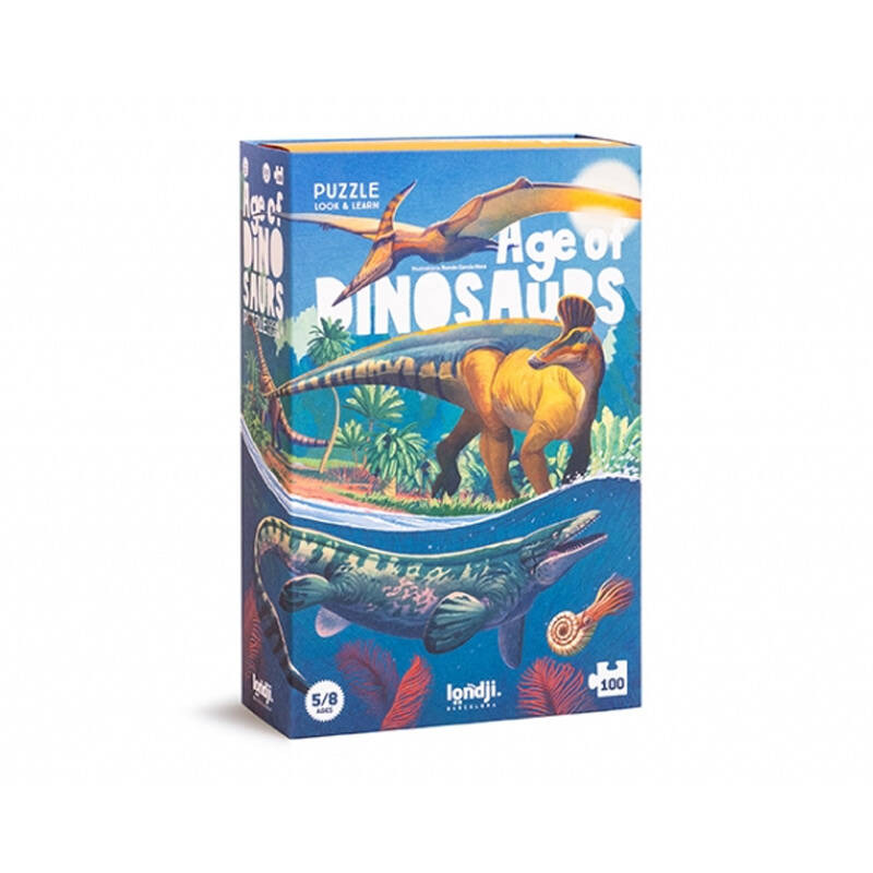 Puzzle + gra obserwacyjna Age of dinosaurs