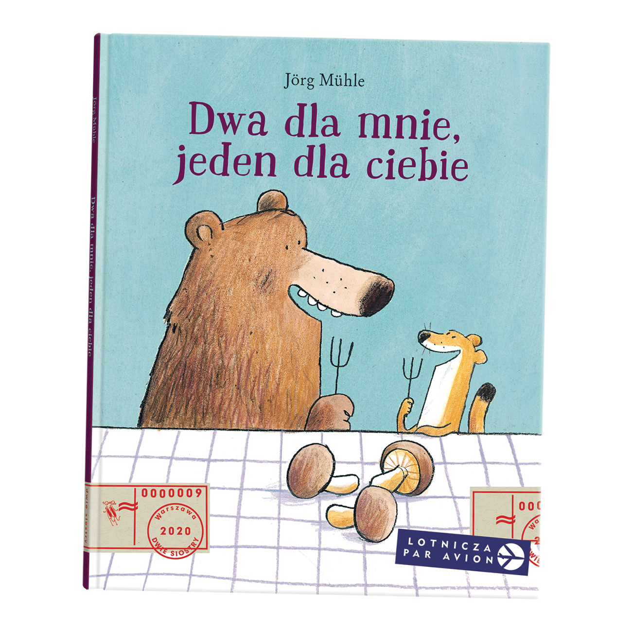 Książka dla dzieci "Dwa dla mnie, jeden dla ciebie" - Jörg Mühle