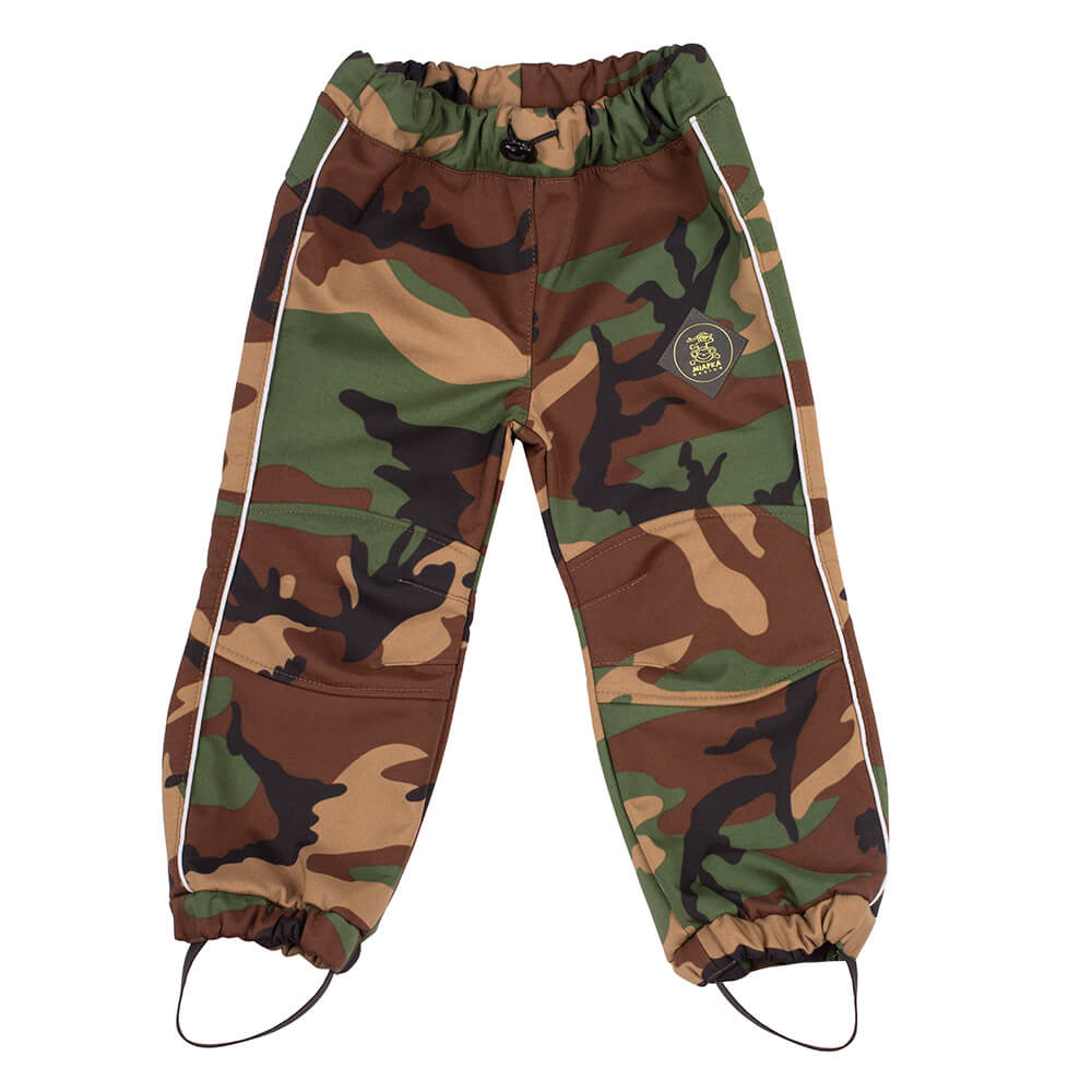 Dziecięce spodnie softshell - Moro
