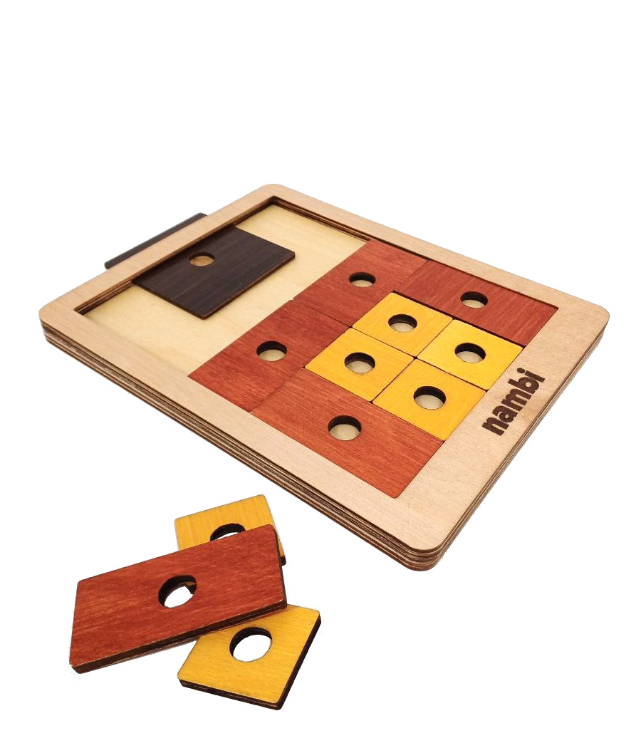 Drewniana gra logiczna - Parking